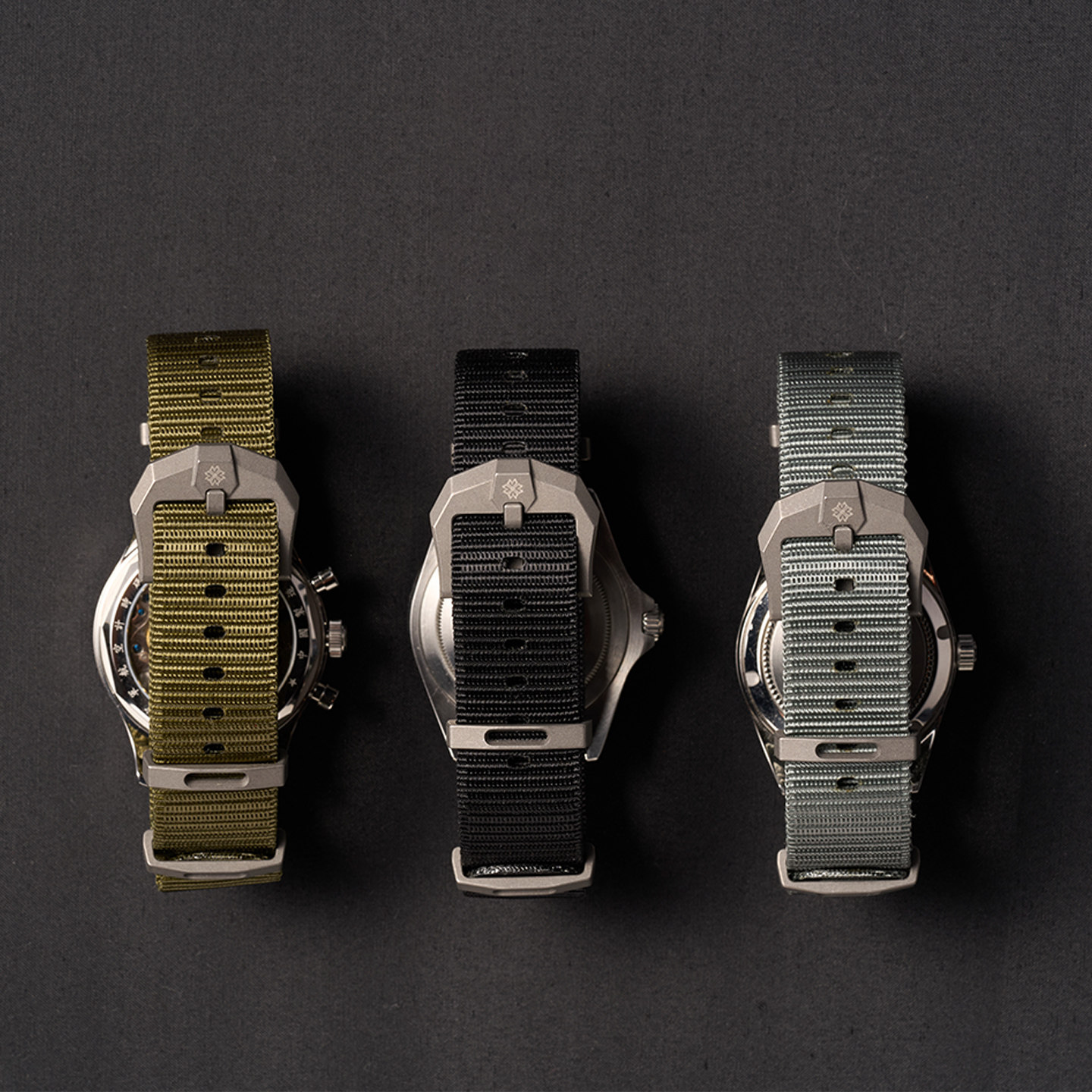 Tropic Strap Vintage - 時計部品 ソーン ヴィンテージ 20mm幅 ナイロンストラップ チタンバックル付き