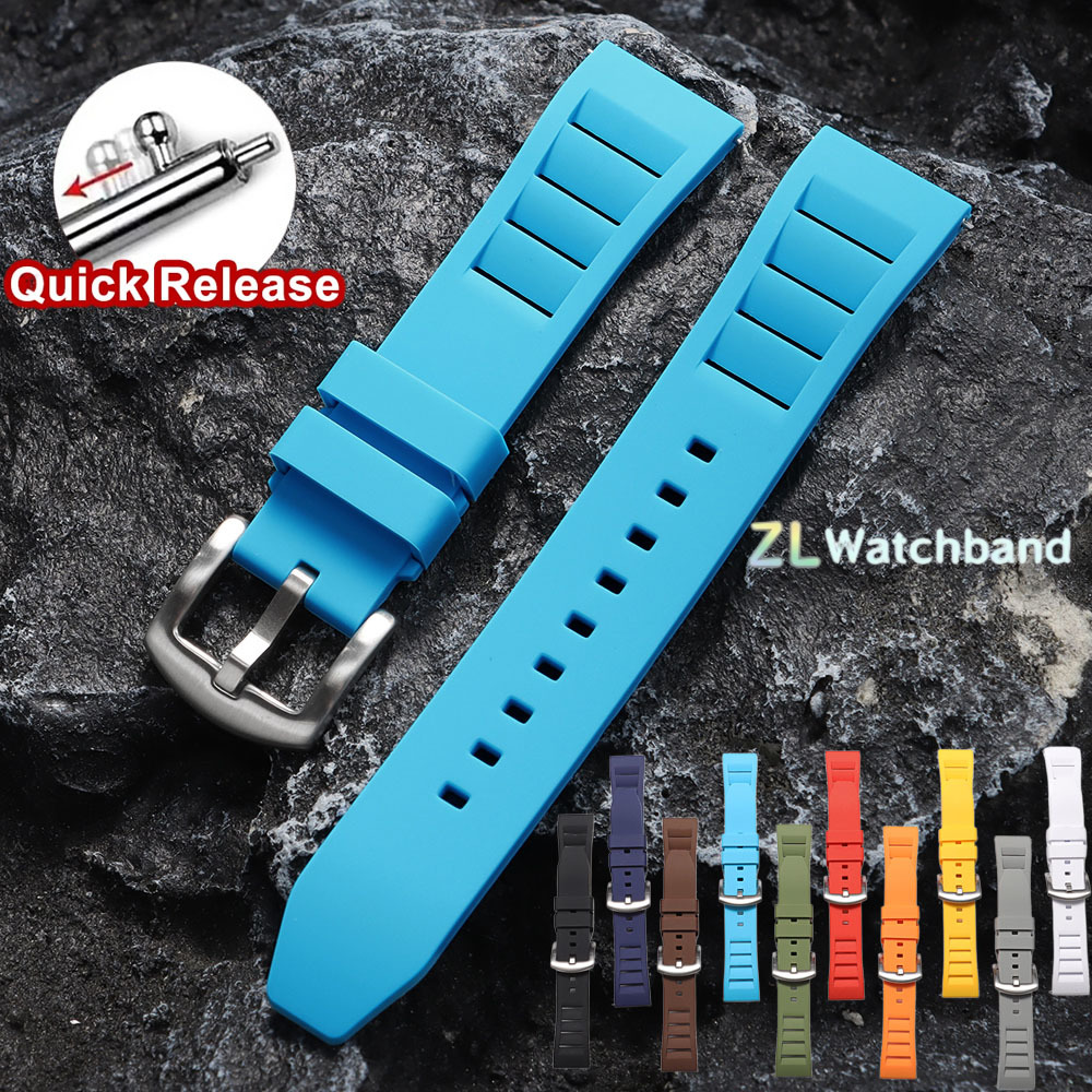 Rubber Strap Diver - 新しいデザインのラバー時計ストラップ 20mm 22mm セイコー用 防水ダイビング クイックリリース