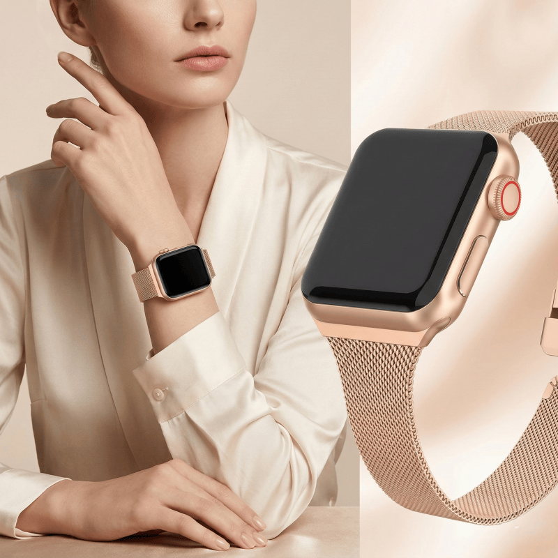 Mesh Strap Metal - Apple Watchバンド用ミラネーゼループ 44mm 40 45 41