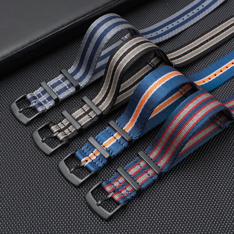 織ナイロンストラップ 18 ミリメートル 20 ミリメートル - Canvas Strap Watch のレビューと価格