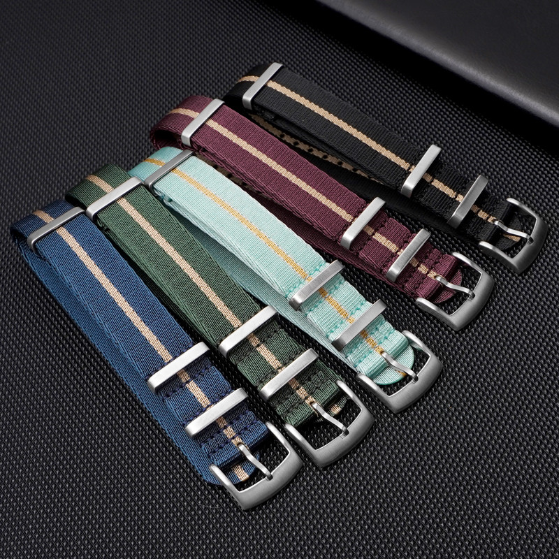 織ナイロンストラップ 18 ミリメートル 20 ミリメートル - Canvas Strap Watch のレビューと価格