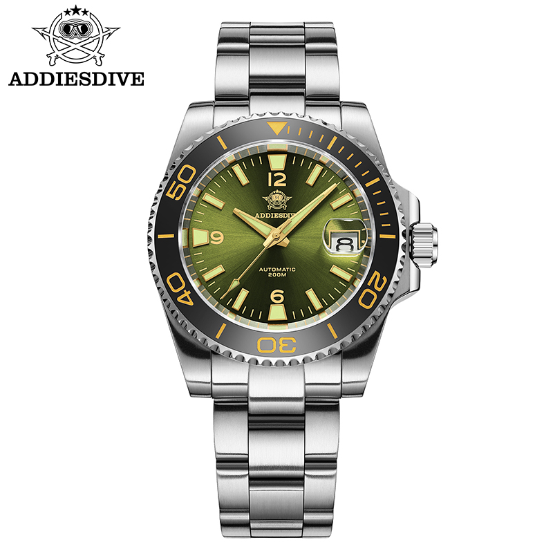 ADDIESDIVE 新しいダイビングギフト腕時計メンズ 8 - Stainless Bracelet Diver のレビューと価格