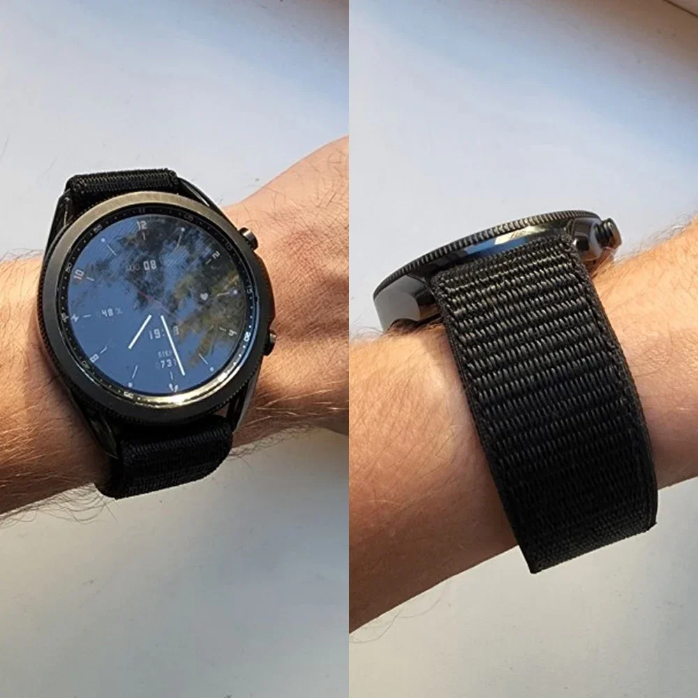 26mm 22mm フックループナイロンストラップ ガーミン - Sport Loop Velcro のレビューと価格