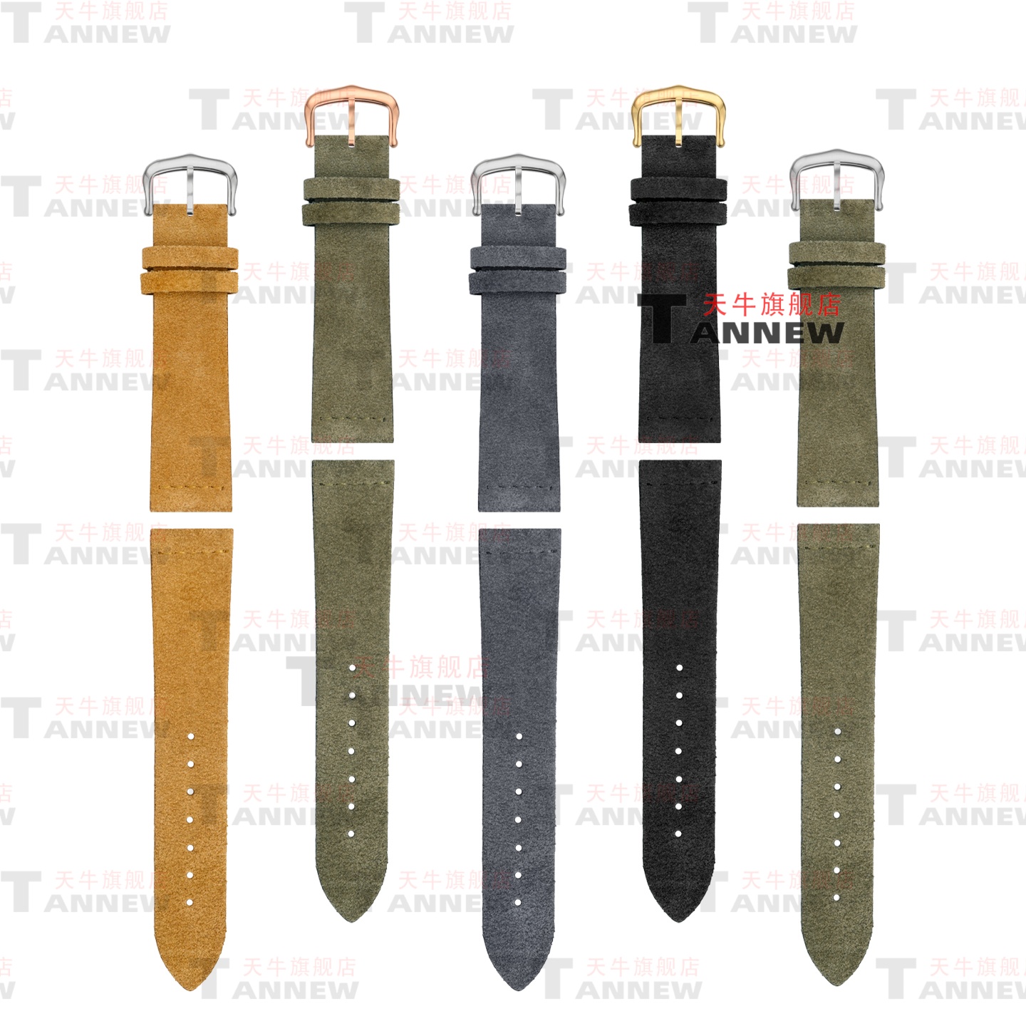 カルティエ タンク、サントス-デュモン、サントス シリーズ用 - Suede Strap Watch のレビューと価格