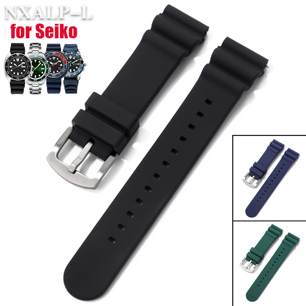 20 ミリメートル 22 ミリメートルシリコン時計バンドセイ - Seiko Watch Prospex のレビューと価格