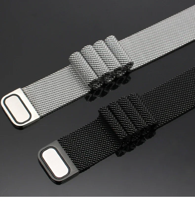 Huawei時計用の磁気ステンレススチールブレスレット,Mi - Milanese Loop Magnetic のレビューと価格