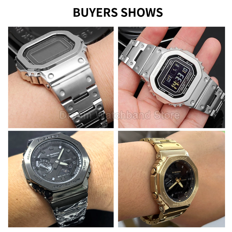 防錆加工と厚い金属製構造の時計ブレスレット、カシオG-SHO - Casio Watch G-Shock Dw-5600 のレビューと価格