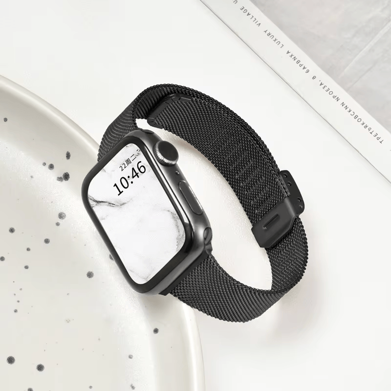 Apple Watchバンド用ミラネーゼループ 44mm 4 - Mesh Strap Metal のレビューと価格