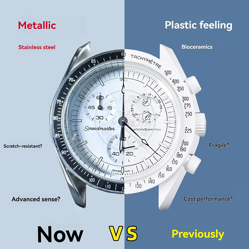 ステンレススチール製ムーンウォッチケース改造キット SWAT - Omega Watch Speedmaster のレビューと価格