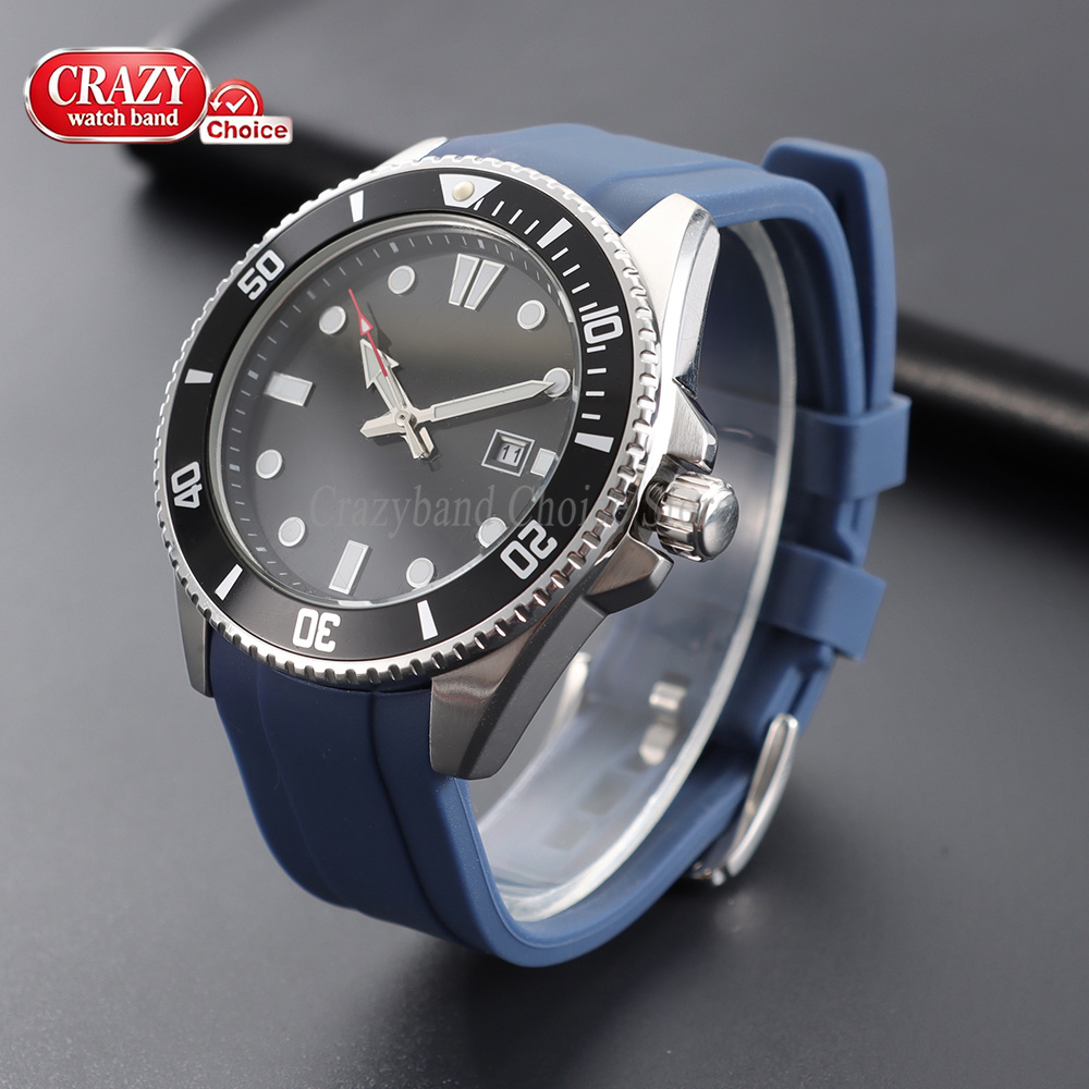 20mm22mm ロレックス用ラバーストラップ DW 用カシ - Rubber Strap Diver のレビューと価格