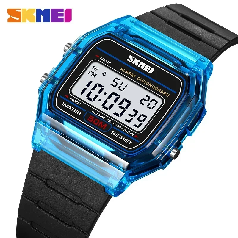 SKMEI 2056 透明 TPU ストラップレディース腕時 - Rubber Strap Diver のレビューと価格