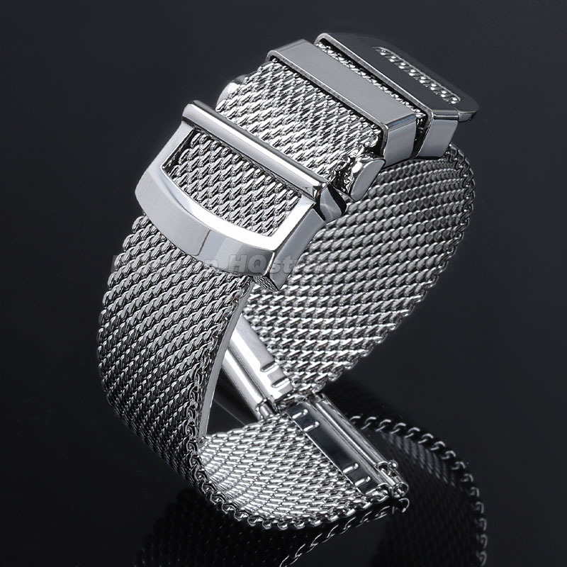 ミラネーゼメッシュ時計バンド IWC パイロット用ステンレス - Mesh Strap Metal のレビューと価格