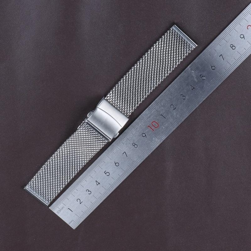 18mm 20mm 22mmクイックリリース1.0mm厚ステ - Mesh Strap Metal のレビューと価格