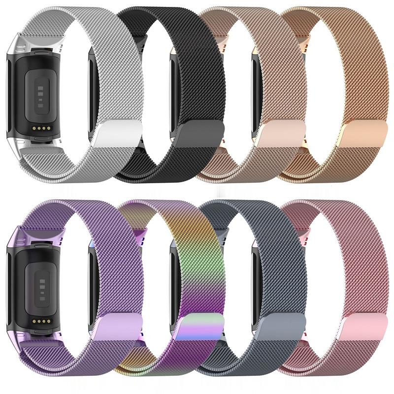 Fitbit Charge 5/6用メタルバンド スマートウ - Mesh Strap Metal のレビューと価格