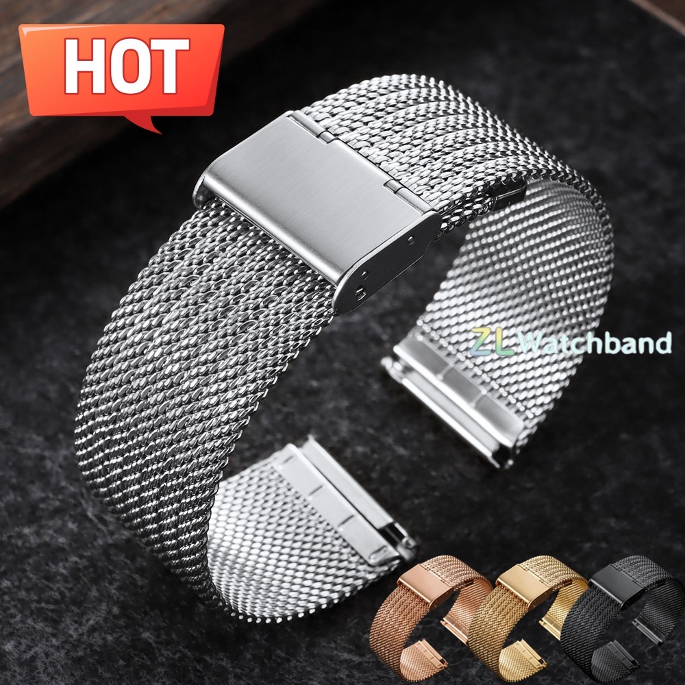 ステンレス鋼 0.6 メッシュ時計バンドクイックリリースミラ - Mesh Strap Metal のレビューと価格