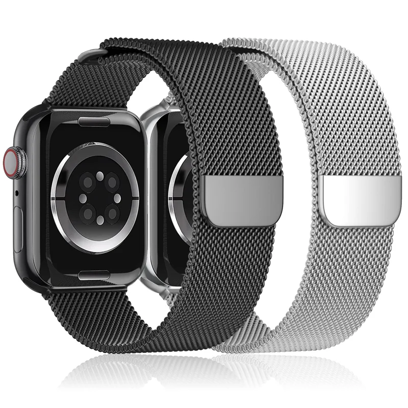 ミラネーゼループストラップ Apple Watch 10 バ - Milanese Loop Magnetic のレビューと価格