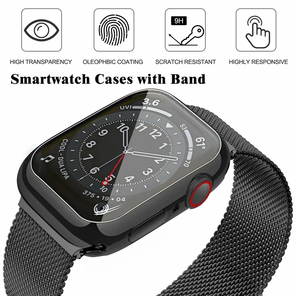 ミラネーゼループストラップ Apple Watch 10 バ - Milanese Loop Magnetic のレビューと価格